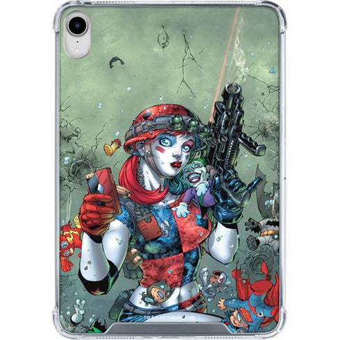 DC Comics Harley Quinn Little Black Book Cover#47 New 52 Art by Jim Lee iPad 11th Gen (2025) Clear Case