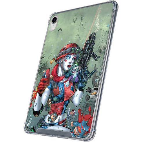 DC Comics Harley Quinn Little Black Book Cover#47 New 52 Art by Jim Lee iPad 11th Gen (2025) Clear Case