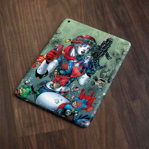 DC Comics Harley Quinn Little Black Book Cover#47 New 52 Art by Jim Lee Apple iPad Skin