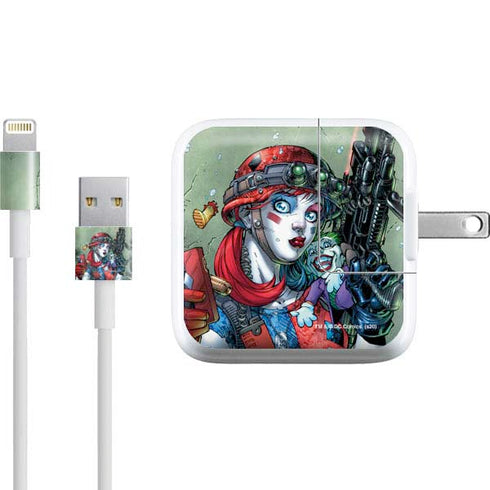 DC Comics Harley Quinn Little Black Book Cover#47 New 52 Art by Jim Lee iPad Charger (10W USB) Skin