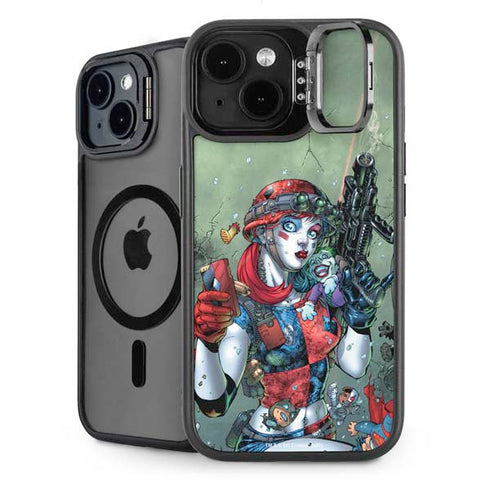 DC Comics Harley Quinn Little Black Book Cover#47 New 52 Art by Jim Lee iPhone 14 Plus Kickstand Case