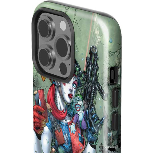 DC Comics Harley Quinn Little Black Book Cover#47 New 52 Art by Jim Lee iPhone 15 Pro Impact Case