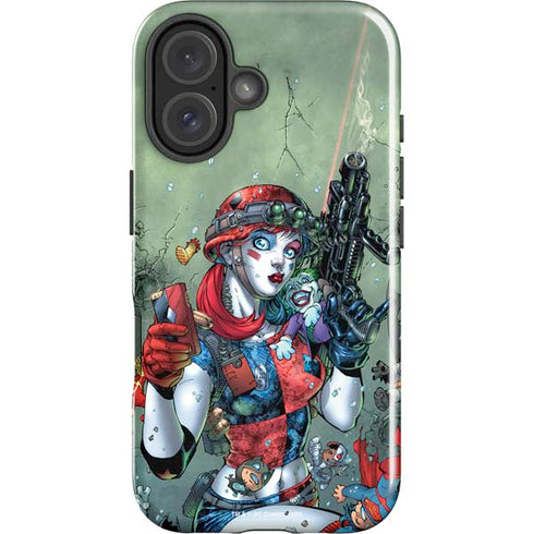 DC Comics Harley Quinn Little Black Book Cover#47 New 52 Art by Jim Lee iPhone 16 Impact Case