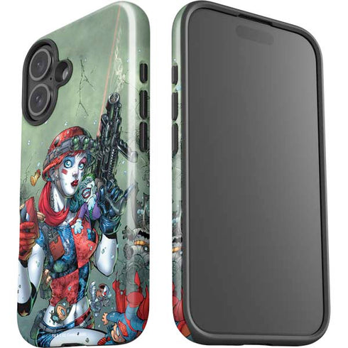 DC Comics Harley Quinn Little Black Book Cover#47 New 52 Art by Jim Lee iPhone 16 Plus Impact Case