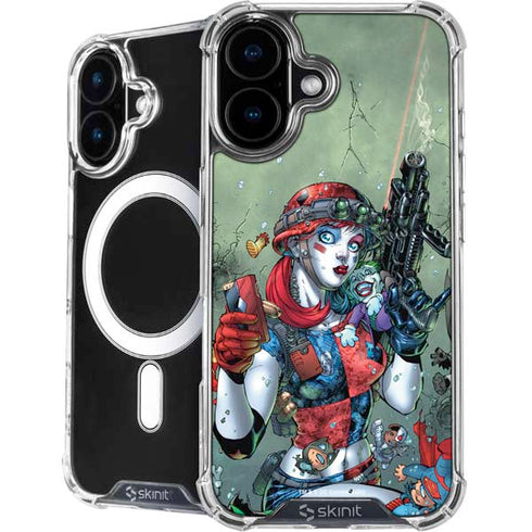 DC Comics Harley Quinn Little Black Book Cover#47 New 52 Art by Jim Lee iPhone 16 Plus MagSafe Case