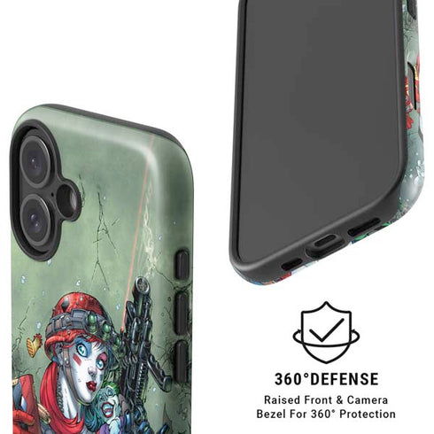 DC Comics Harley Quinn Little Black Book Cover#47 New 52 Art by Jim Lee iPhone 16 Plus Magsafe Impact Case