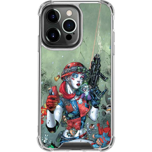 DC Comics Harley Quinn Little Black Book Cover#47 New 52 Art by Jim Lee iPhone 16 Pro Clear Case