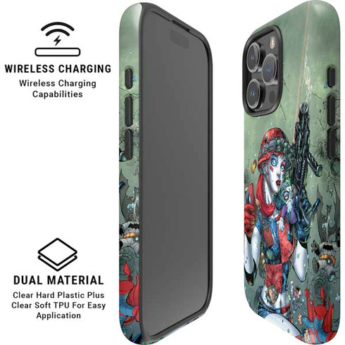 DC Comics Harley Quinn Little Black Book Cover#47 New 52 Art by Jim Lee iPhone 16 Pro Magsafe Impact Case