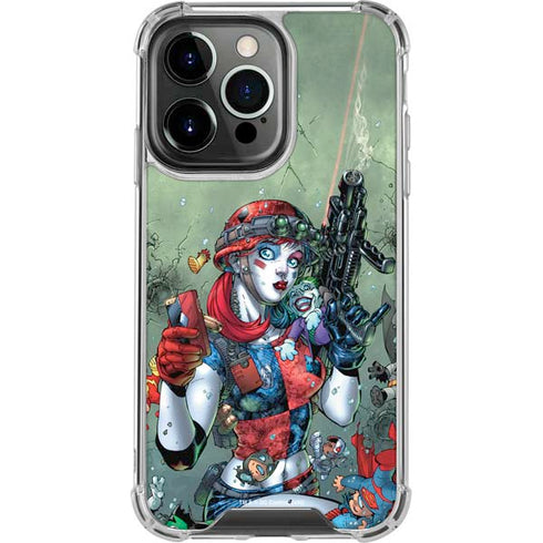 DC Comics Harley Quinn Little Black Book Cover#47 New 52 Art by Jim Lee iPhone 16 Pro Max Clear Case