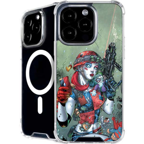 DC Comics Harley Quinn Little Black Book Cover#47 New 52 Art by Jim Lee iPhone 16 Pro Max MagSafe Case