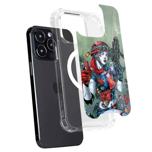 DC Comics Harley Quinn Little Black Book Cover#47 New 52 Art by Jim Lee iPhone 16 Pro Max MagSafe Case