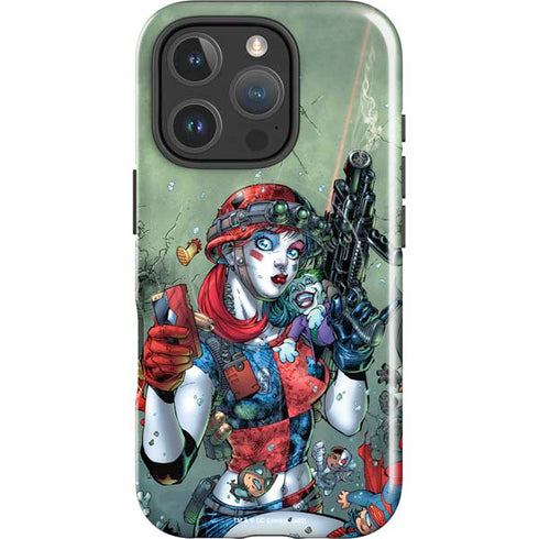 DC Comics Harley Quinn Little Black Book Cover#47 New 52 Art by Jim Lee iPhone 16 Pro Max Magsafe Impact Case