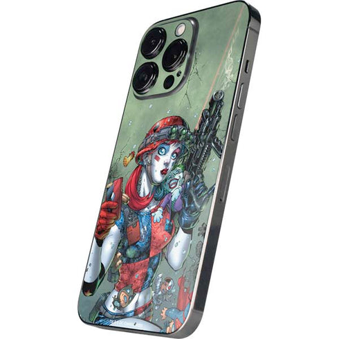 DC Comics Harley Quinn Little Black Book Cover#47 New 52 Art by Jim Lee iPhone 16 Pro Max Skin