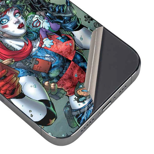 DC Comics Harley Quinn Little Black Book Cover#47 New 52 Art by Jim Lee iPhone 16 Pro Max Skin
