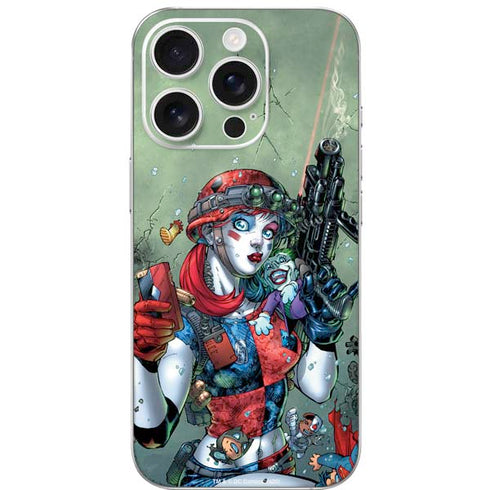 DC Comics Harley Quinn Little Black Book Cover#47 New 52 Art by Jim Lee iPhone 16 Pro Skin