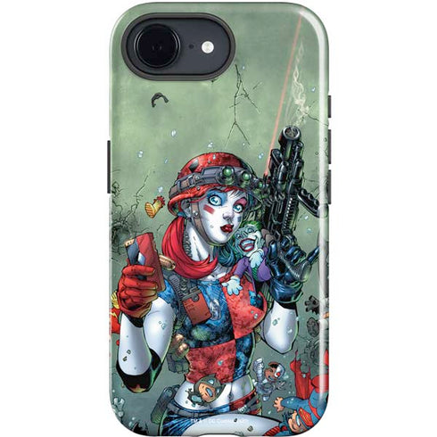 DC Comics Harley Quinn Little Black Book Cover#47 New 52 Art by Jim Lee iPhone 16e Impact Case
