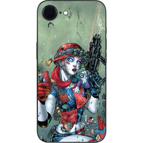 DC Comics Harley Quinn Little Black Book Cover#47 New 52 Art by Jim Lee iPhone 16e Skin