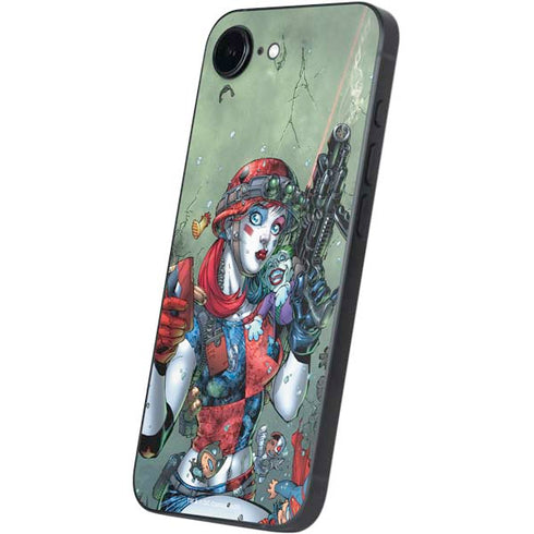 DC Comics Harley Quinn Little Black Book Cover#47 New 52 Art by Jim Lee iPhone 16e Skin