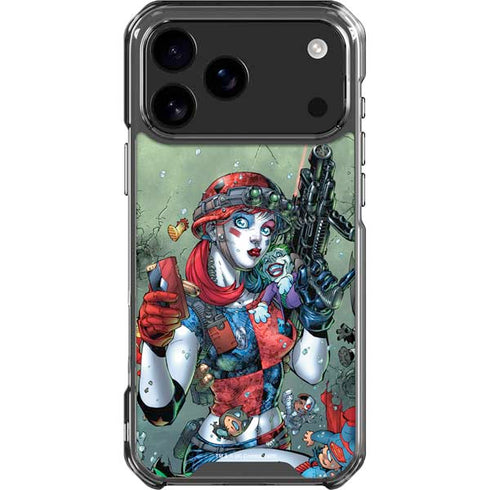 DC Comics Harley Quinn Little Black Book Cover#47 New 52 Art by Jim Lee iPhone 18 Pro Max Clear Case