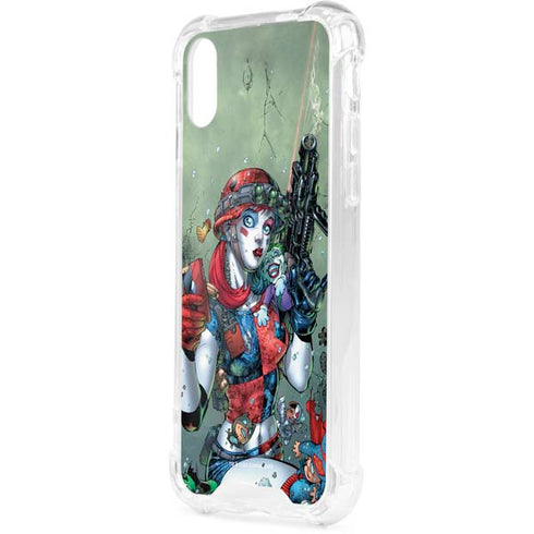 DC Comics Harley Quinn Little Black Book Cover#47 New 52 Art by Jim Lee iPhone XS Clear Case