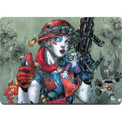 DC Comics Harley Quinn Little Black Book Cover#47 New 52 Art by Jim Lee Apple MacBook Pro 14-inch Skin