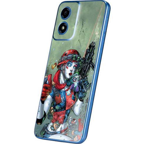 DC Comics Harley Quinn Little Black Book Cover#47 New 52 Art by Jim Lee Moto G Play 4G (2024) Skin