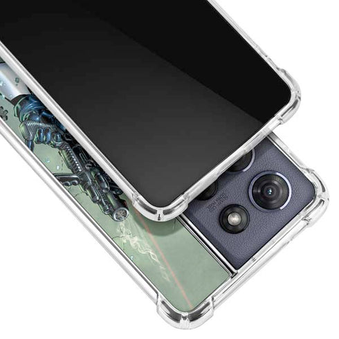 DC Comics Harley Quinn Little Black Book Cover#47 New 52 Art by Jim Lee Moto G Play 5G (2025) Clear Case