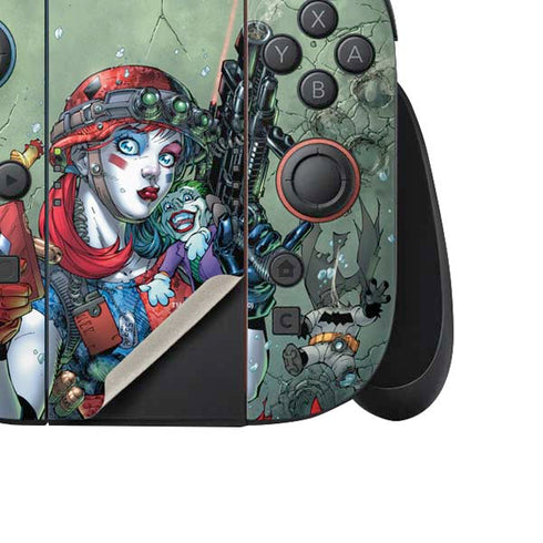 DC Comics Harley Quinn Little Black Book Cover#47 New 52 Art by Jim Lee Nintendo Switch 2 (2025) Joy-Con Controller Skin