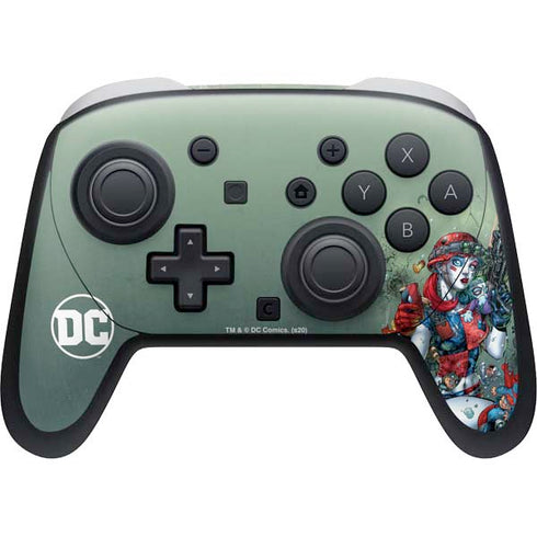 DC Comics Harley Quinn Little Black Book Cover#47 New 52 Art by Jim Lee Nintendo Skins