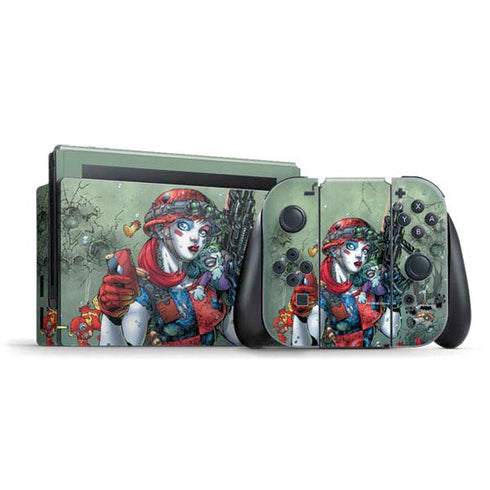 DC Comics Harley Quinn Little Black Book Cover#47 New 52 Art by Jim Lee Nintendo Skins