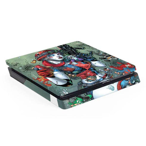 DC Comics Harley Quinn Little Black Book Cover#47 New 52 Art by Jim Lee PlayStation PS4 Skins