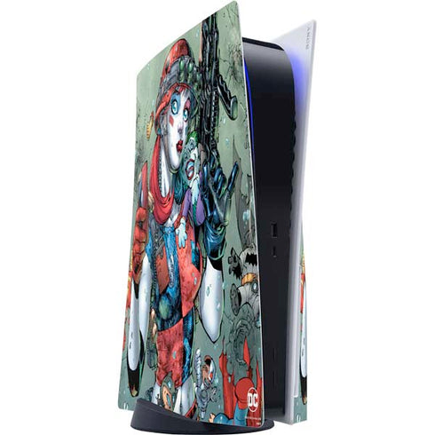 DC Comics Harley Quinn Little Black Book Cover#47 New 52 Art by Jim Lee PlayStation PS5 Skins