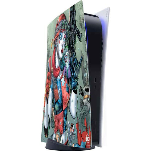 DC Comics Harley Quinn Little Black Book Cover#47 New 52 Art by Jim Lee PlayStation PS5 Skins