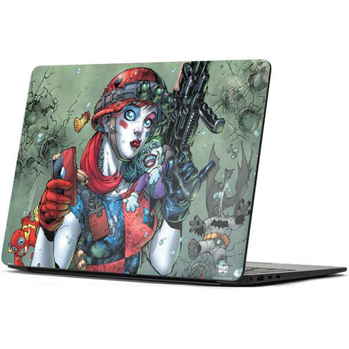 DC Comics Harley Quinn Little Black Book Cover#47 New 52 Art by Jim Lee Surface Laptop 7 15in Skin