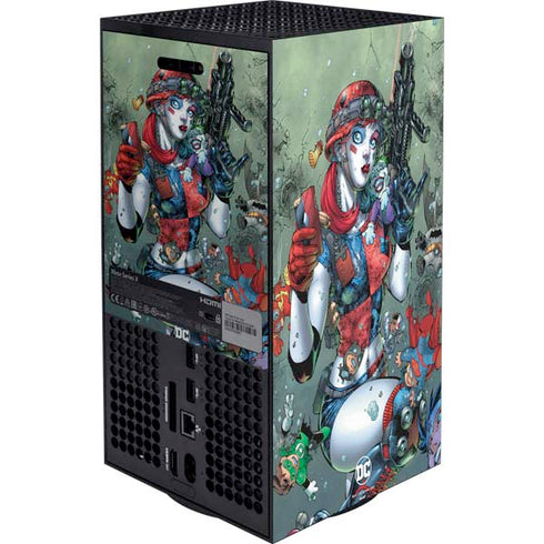 DC Comics Harley Quinn Little Black Book Cover#47 New 52 Art by Jim Lee Xbox Series X Bundle Skin