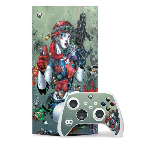 DC Comics Harley Quinn Little Black Book Cover#47 New 52 Art by Jim Lee Xbox Series X Skins