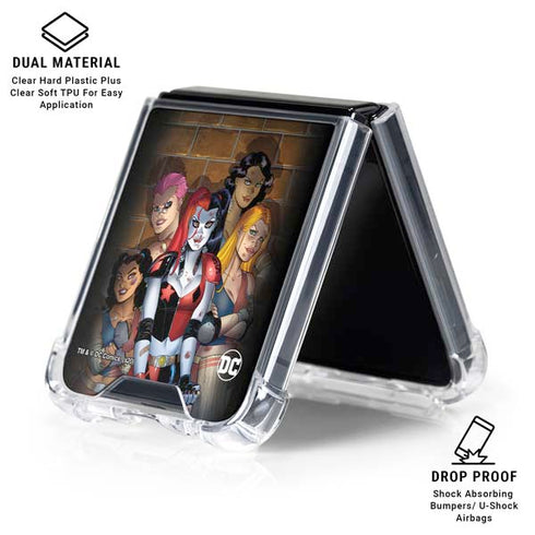 DC Comics Harley Quinn HC #10 New 52 Cover Galaxy Z Flip6 Clear Case
