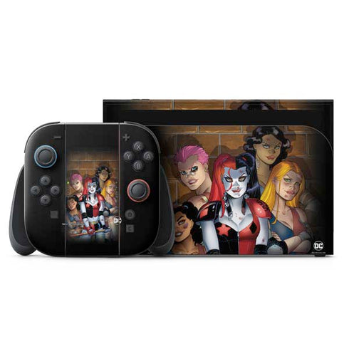 DC Comics Harley Quinn HC #10 New 52 Cover Nintendo Switch 2 (2025) with Joy-Con Skin