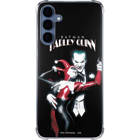 DC Comics The Joker Batman: Harley Quinn Cover #1 Art by Alex Ross. Piece Also known as Tango with Evil Galaxy A55 5G Clear Case