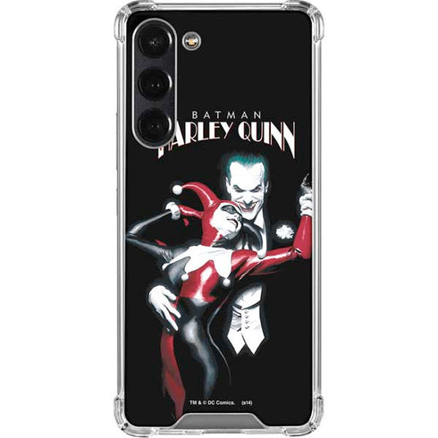 DC Comics The Joker Batman: Harley Quinn Cover #1 Art by Alex Ross. Piece Also known as Tango with Evil Galaxy S24 FE Clear Case