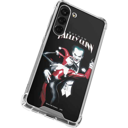 DC Comics The Joker Batman: Harley Quinn Cover #1 Art by Alex Ross. Piece Also known as Tango with Evil Galaxy S24 FE Clear Case