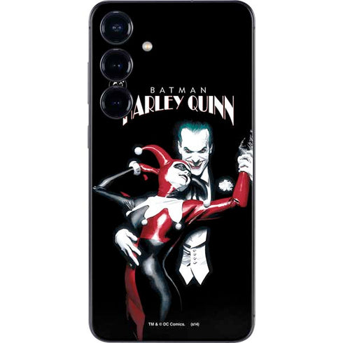 DC Comics The Joker Batman: Harley Quinn Cover #1 Art by Alex Ross. Piece Also known as Tango with Evil Galaxy S24 Plus Skin