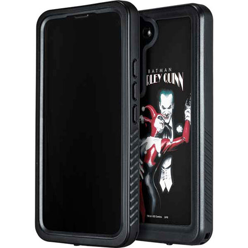 DC Comics The Joker Batman: Harley Quinn Cover #1 Art by Alex Ross. Piece Also known as Tango with Evil Galaxy S24 Plus Waterproof Case