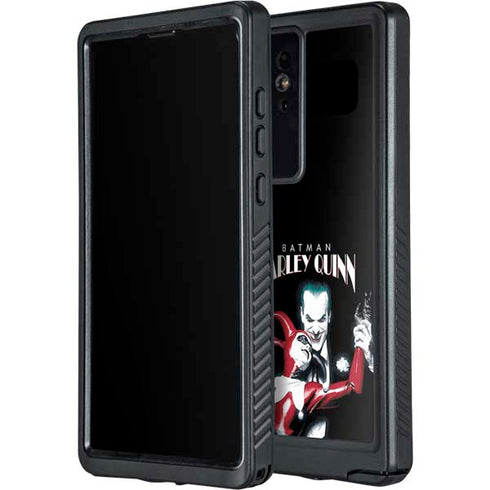 DC Comics The Joker Batman: Harley Quinn Cover #1 Art by Alex Ross. Piece Also known as Tango with Evil Galaxy S24 Ultra Waterproof Case