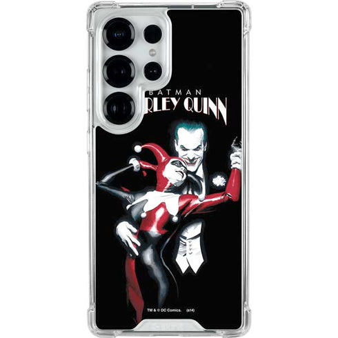 DC Comics The Joker Batman: Harley Quinn Cover #1 Art by Alex Ross. Piece Also known as Tango with Evil Galaxy S25 Ultra Clear Case