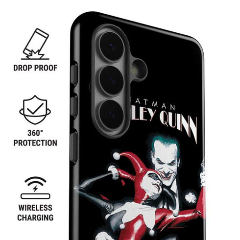DC Comics The Joker Batman: Harley Quinn Cover #1 Art by Alex Ross. Piece Also known as Tango with Evil Galaxy S26 Plus Impact Case