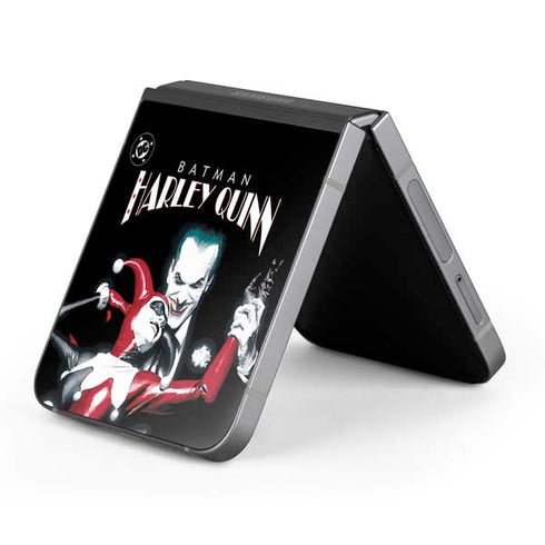 DC Comics The Joker Batman: Harley Quinn Cover #1 Art by Alex Ross. Piece Also known as Tango with Evil Galaxy Z Flip6 Skin