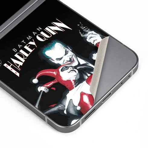 DC Comics The Joker Batman: Harley Quinn Cover #1 Art by Alex Ross. Piece Also known as Tango with Evil Galaxy Z Flip6 Skin