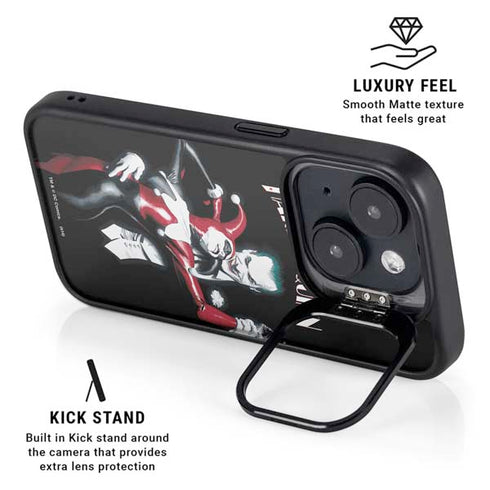 DC Comics The Joker Batman: Harley Quinn Cover #1 Art by Alex Ross. Piece Also known as Tango with Evil iPhone 14 Kickstand Case