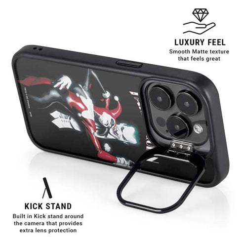 DC Comics The Joker Batman: Harley Quinn Cover #1 Art by Alex Ross. Piece Also known as Tango with Evil iPhone 15 Pro Kickstand Case